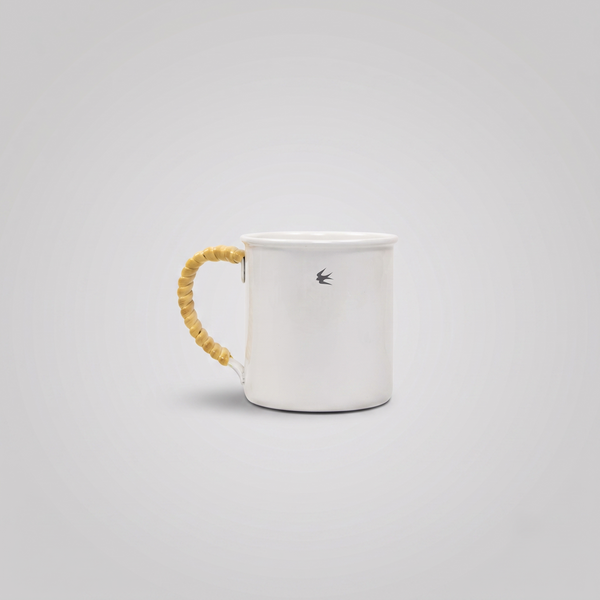 GSP Tsubame Rattan Mug White